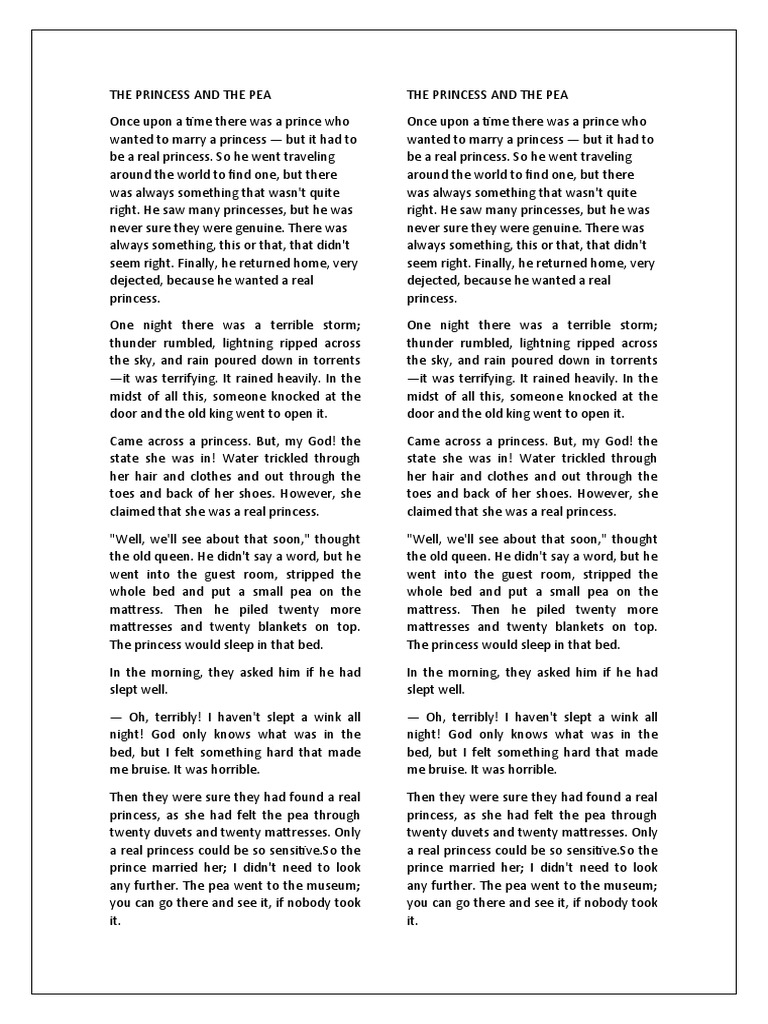Princess And The Pea Story The Modern Day Update You Need To Read - rlah3wd