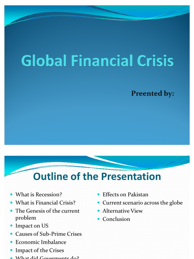 Causes of the 2008 Financial Crisis | PDF | Financial Crisis Of 2007 ...