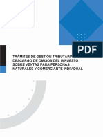 Descargo de Omisos Del Impuesto Sobre Ventas para Personas Naturales y Comerciante Individual