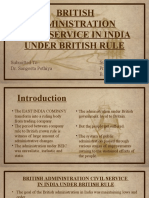British Civil Service Evolution in India