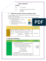 Sesion de Aprendizaje para Nombramiento de Taca