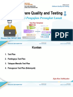 Strategi Pengujian Perangkat Lunak - Software Quality and Testing - Teknik Informatika S1