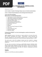 Industrial Training Notice 6 Weeks