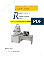 Microscope Électronique À Balayage