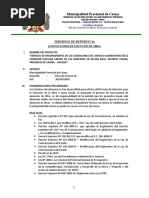TDR - 02 - CONVOCATORIA  SECHIN BAJO COMEDOR