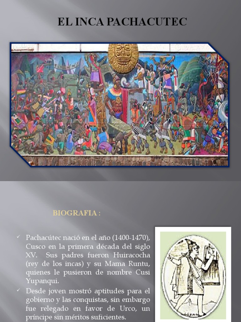 El Inca Pachacutec | PDF | Imperio Inca | América del Sur