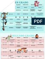 Horario de clases primaria