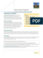 University Program Flyer