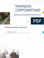 Finanzas Corporativas - Encuentro Sincrónico 5