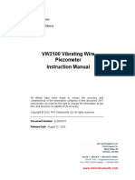 VW2100 Vibrating Wire Piezometer - Instruction Manual