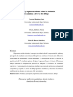 Discurso y Representaciones Sobre La Violencia. Un Análisis A Través Del Dibujo