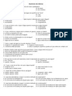 ATIVIDADES HIDROSFERA - REVISÃO