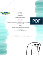 Informe Sobre La Planificación Educativa Didactica Favianafebles 281122