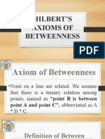 Group 2 - Axioms of Betweeness (Bsed - Math 2) - Math 10