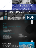 Analisis Urbano Nacional e Internacional