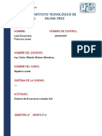 Sistema Lineal 3x3