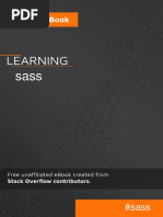 Learning Sass