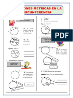 4° Relaciones Metricas en La Circunferencia