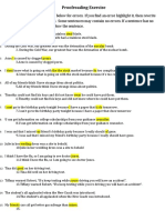 Document Processing Proofreading Assignment1