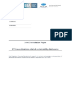 JC 2022 22 Joint Consultation Paper On Sustainability Disclosures For Sts Securitisations 0