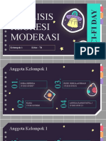 Analisis Regresi Moderasi Kelompok 1