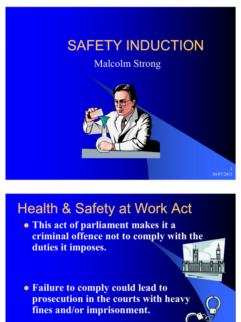 Safety Induction | PDF | Personal Protective Equipment | Cryogenics