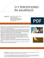 Salario y Percepciones Extra Salariales Derecho