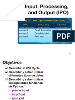 Input, Processing and Output