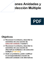 Decisiones Anidadas y Selección Múltiple