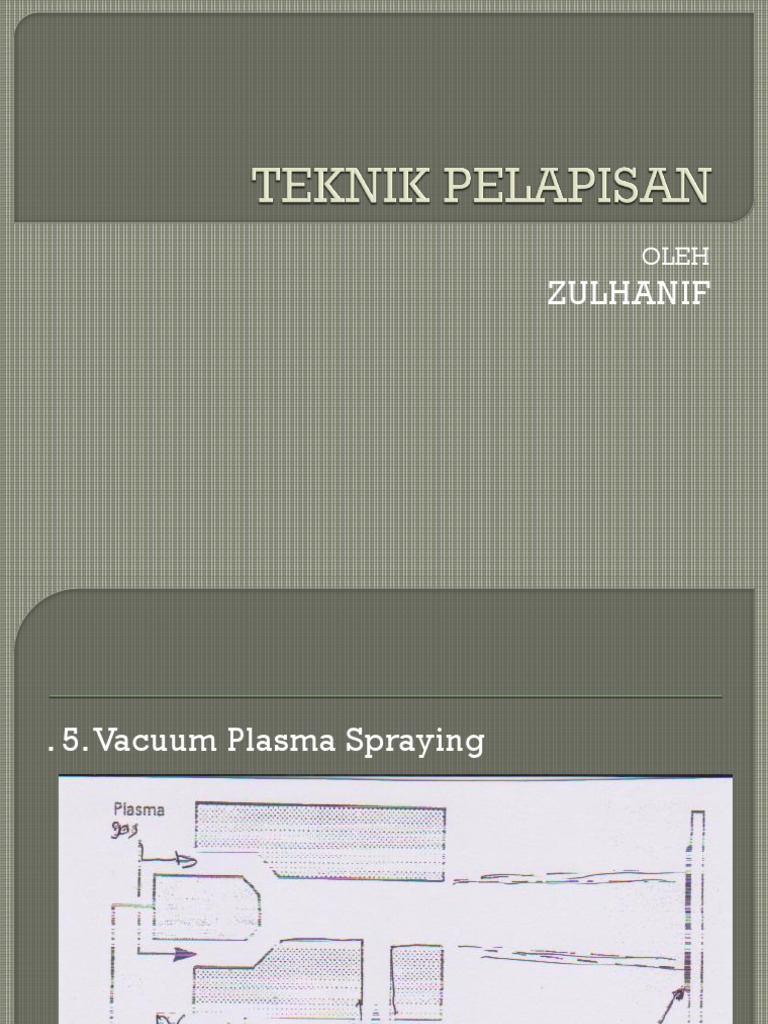 PELAPISAN Dengan Metode SPRAYING HVCF | PDF