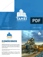 Brochure Constructora Tanei