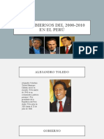 Los Gobiernos Del 2000-2010 en El Perú