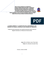 Trabajo de Grado GD Tillero Ciencia Abierta y La Geopolitica Del Conocimiento