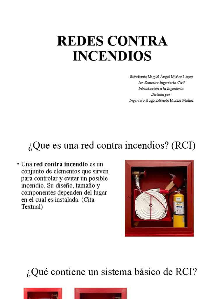 Redes Contra Incendios | PDF | Bomba | Agua