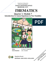 Revalidated MATH GR8 QTR1-MODULE-7 - (24 Pages)