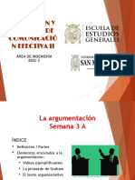 Semana 2 Sesión 1 La Argumentación