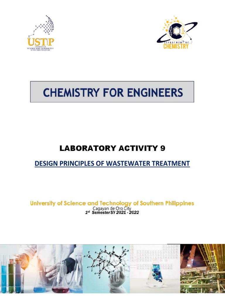 Activity 9 Design Principles of Wastewater Treatment PDF