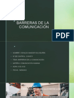 Barreras de La Comunicación