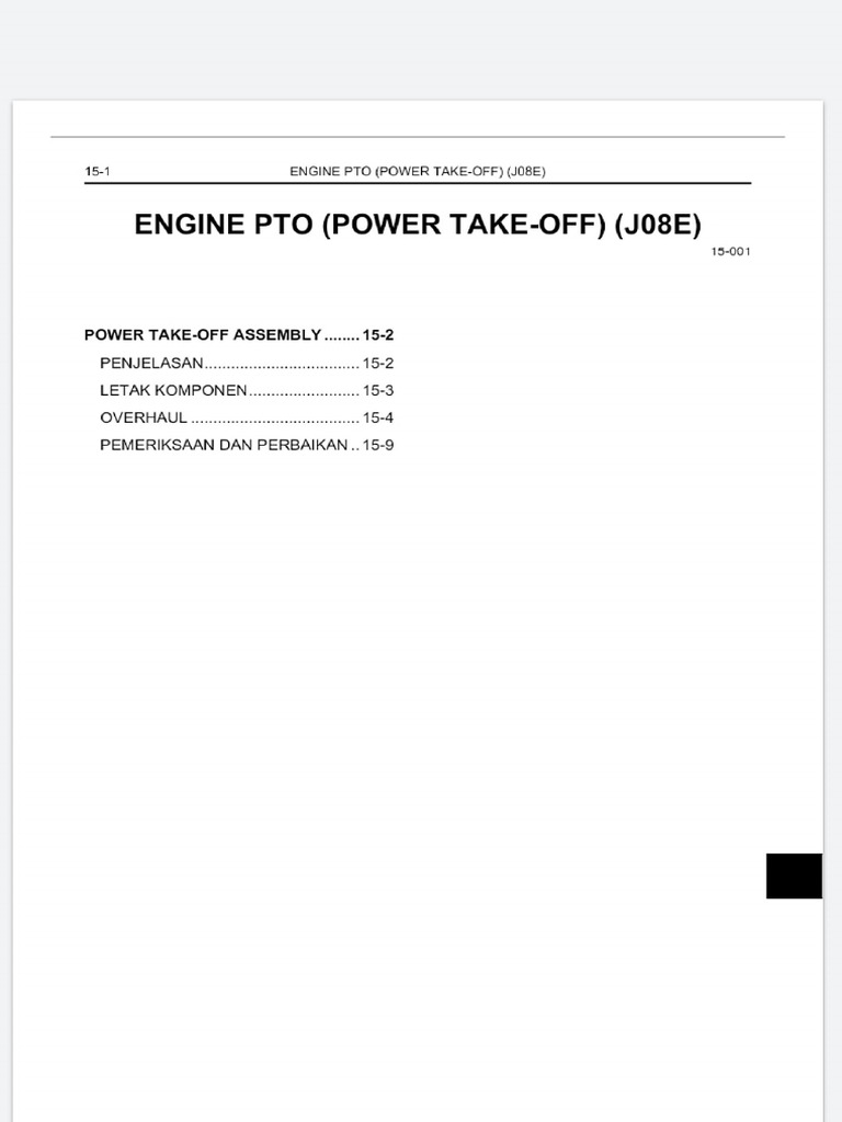 Power Take Off PDF