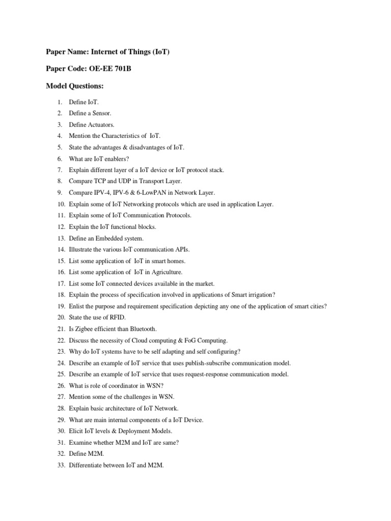 IoT Concepts and Applications Overview | PDF | Internet Of Things ...