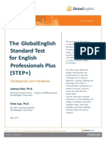 The Globalenglish Standard Test For English Professionals Plus