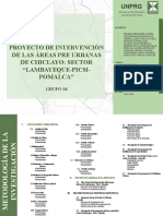 Intervención de Las Áreas Pre Urbanas de Chiclayo Sector Lambayeque-Picsi-Pomalca Grupo 04