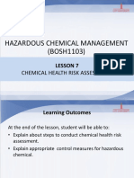 Bosh1103 - 7.0 Chemical Health Risk Assessment