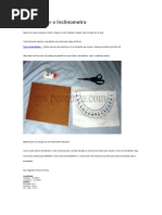 Como Fazer o Inclinometro