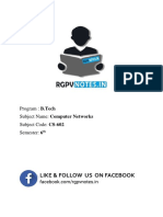 CS-602 Computer Networks Notes