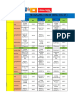 Programacion de Menu de 7 Octubre Al 13 Octubre