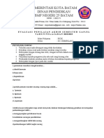 Soal Ujian Pjok KLS 3 Tahun 2022