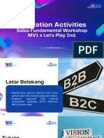 Activation MV1 Sales Class Program