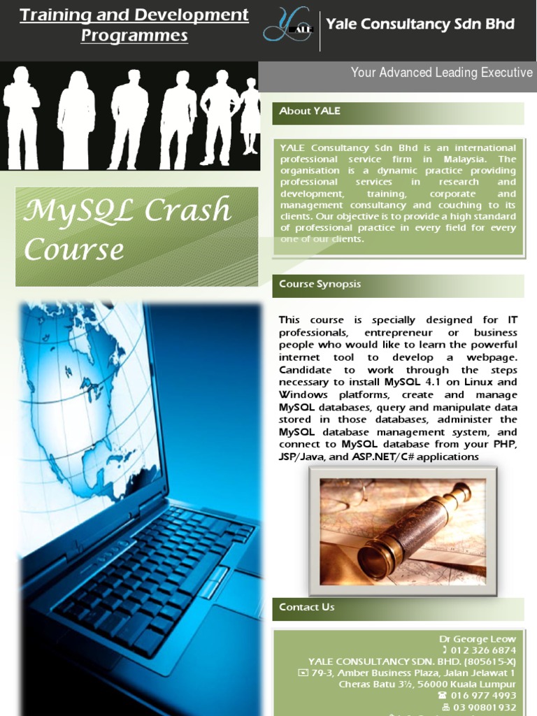 MySQL Database Training Course | PDF | Dietitian | Nutrition