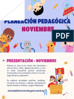 Planeador Pedagógico - Noviembre 2022.